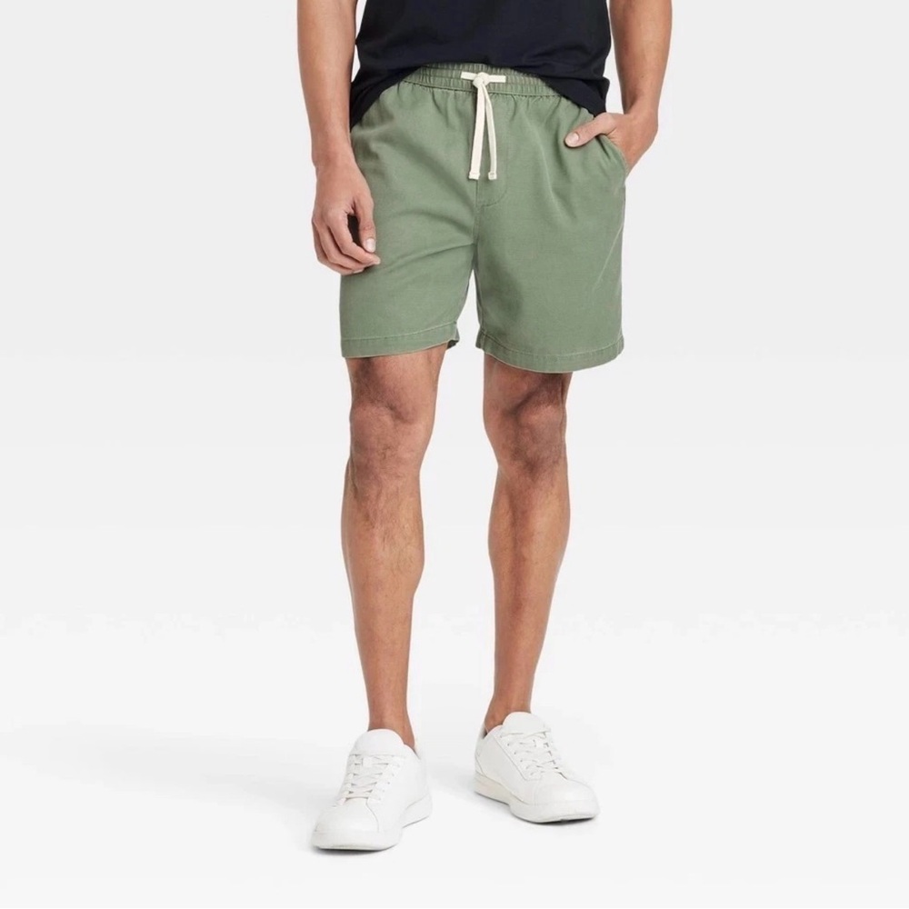 Men’s Goodfellow & Co Vintage Pull-On Shorts Olive Green 7” Inseam
Medium
NWT